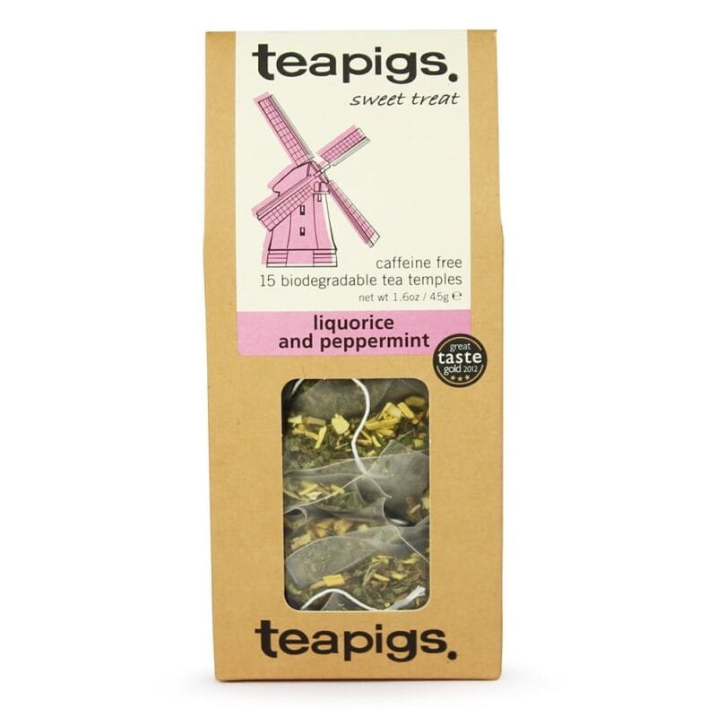 Sweet Treat är en storsäljare från Teapigs! Äkta lakritsrot som blandats med pepparmyntsblad.