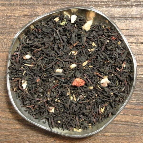 Lakrits och hallon - svart te