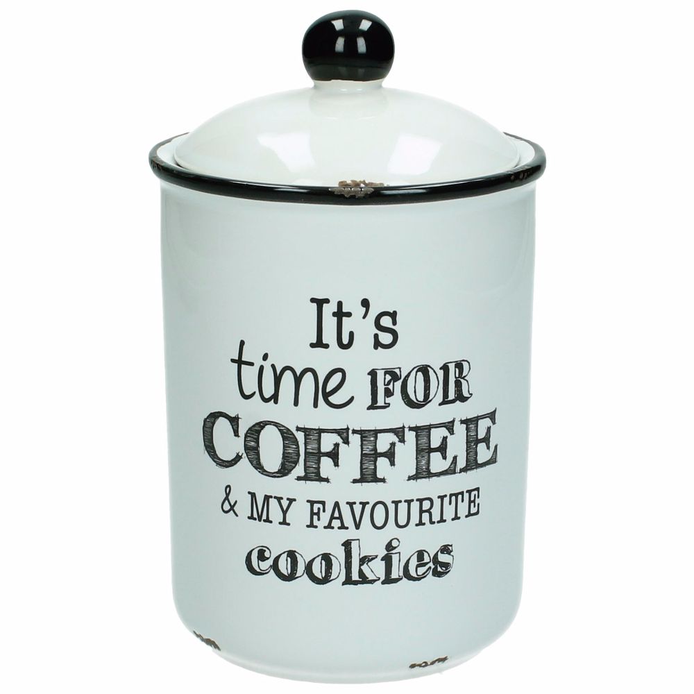 Keramikburk ”Time for Coffee”