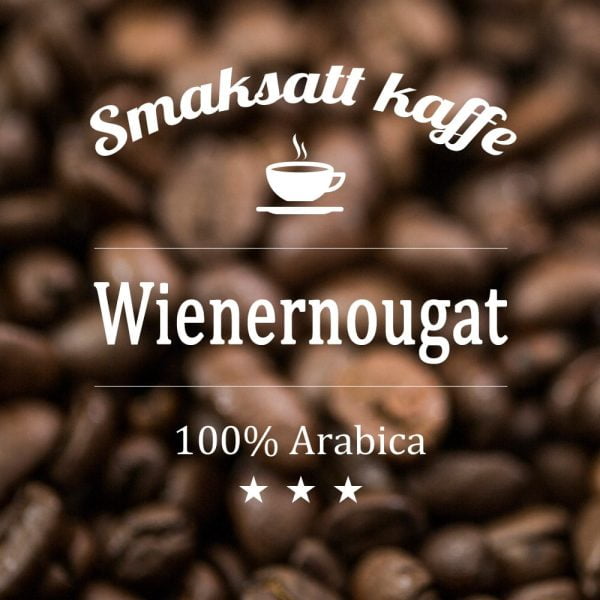 Wienernougat-Smaksatt-kaffe
