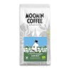Muminpappans ekologiska kaffe är en mörkrostad blend med bönor från Colombia och Peru, känt för sina högkvalitativa kaffen.