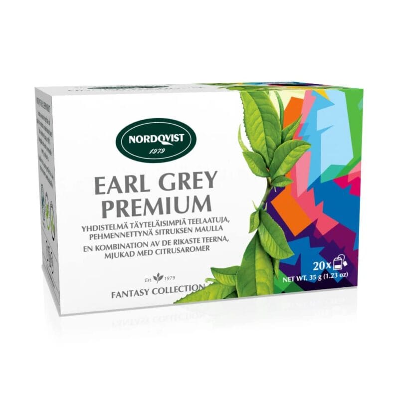 Earl Grey Premium är svart påste med bergamottolja och citron. Endast de mest högkvalitativa svarta tebladen har valts ut för Earl Grey Premium.