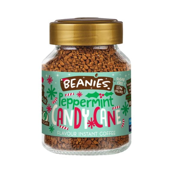 Beanies Instant Coffee Peppermint Candy Cane 50 g