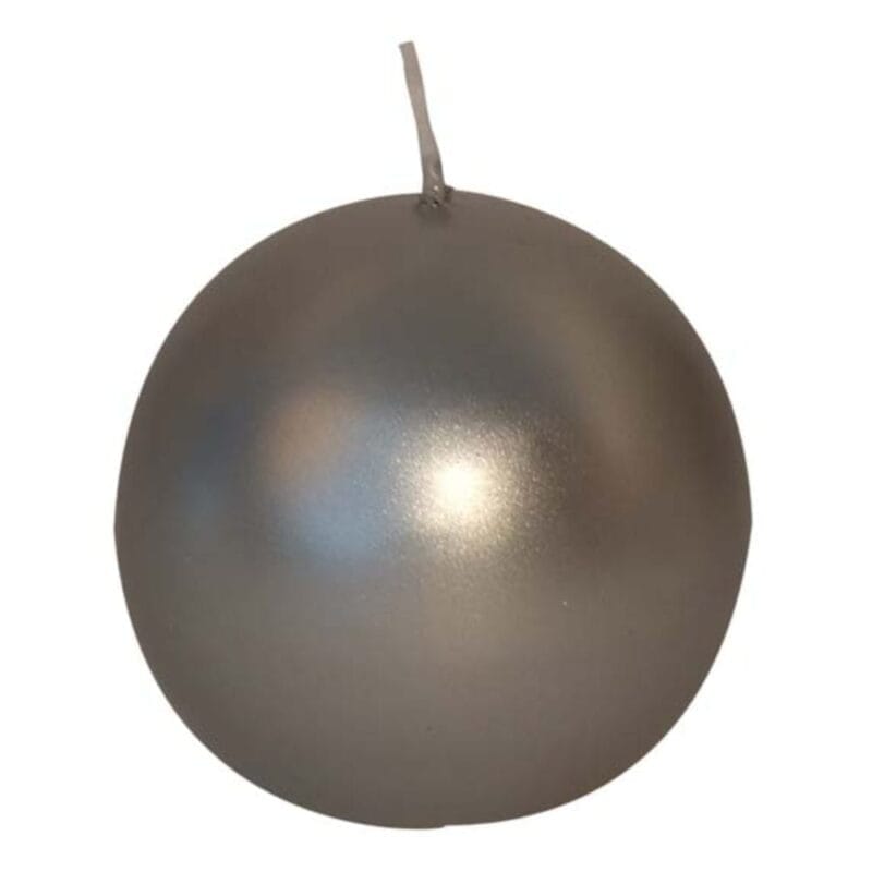 Klotljus med lack i metallicutförande. Diameter 7 cm. Brinntid ca 16 timmar.