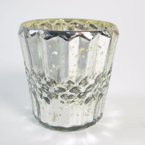 Ljuslykta silverfärgad