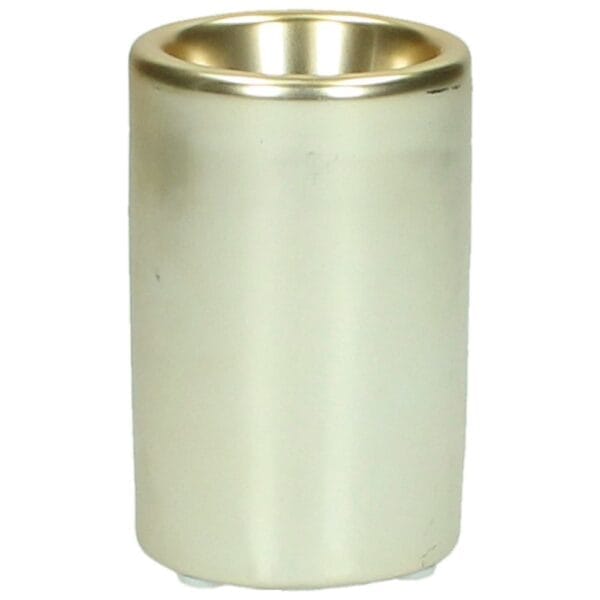 Ljuslykta matt guld/silver 10 cm