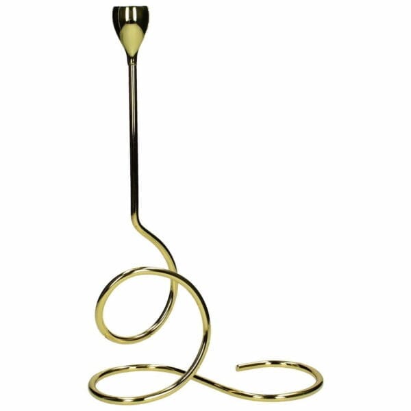 Ljusstake guld 28 cm, kronljus