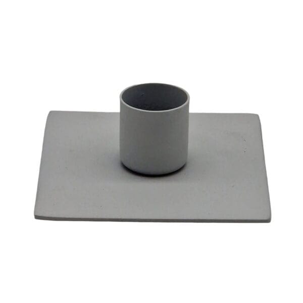 Ljusstake Square grå 7,5 cm