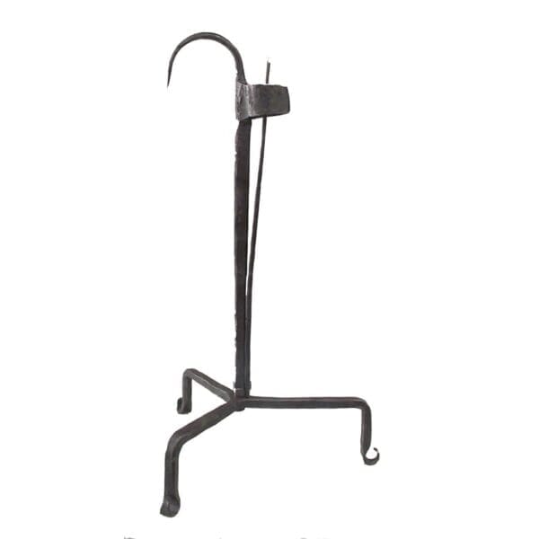 Svensk stumpastake i smidesjärn allmogemodell från 1700-talets mitt H 35 cm