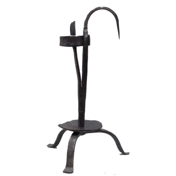 Svensk stumpastake i smidesjärn allmogemodell från 1700-talets andra hälft H 24 cm