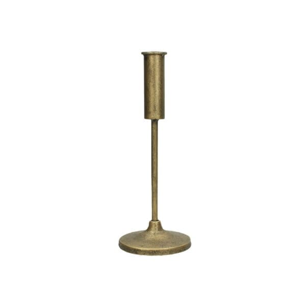 Ljusstake antik guld 24 cm