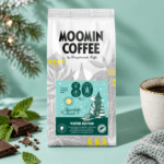 Muminkaffe Winter Edition Chocolate Mint smaksatt kaffe med choklad och mint 250 g