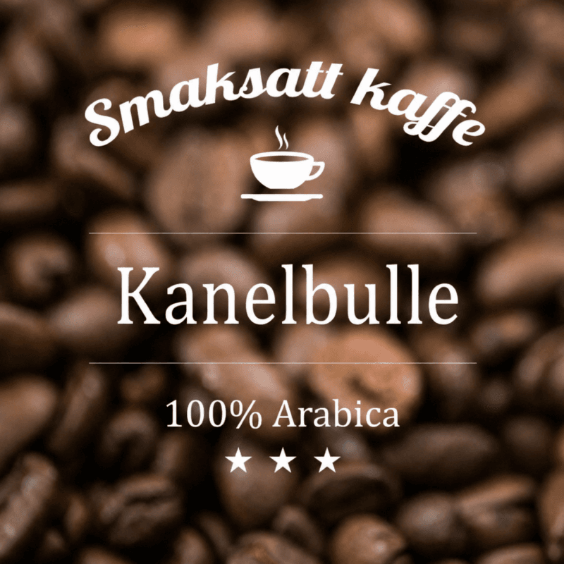Tänk dig kaffe med nybakt kanelbulle, här har du smaken i en kopp! Arabicakaffe. Stort sortiment av smaksatt kaffe i vår e-handel.