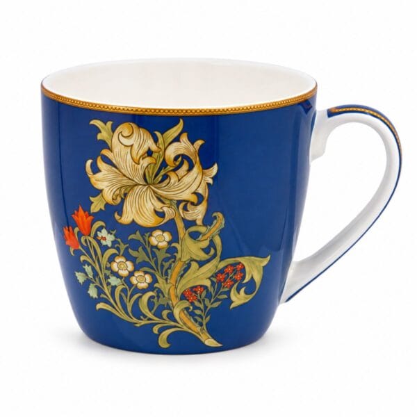 William Morris Golden Lily blå Mugg 400 ml