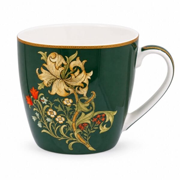 William Morris Golden Lily grön Mugg 400 ml