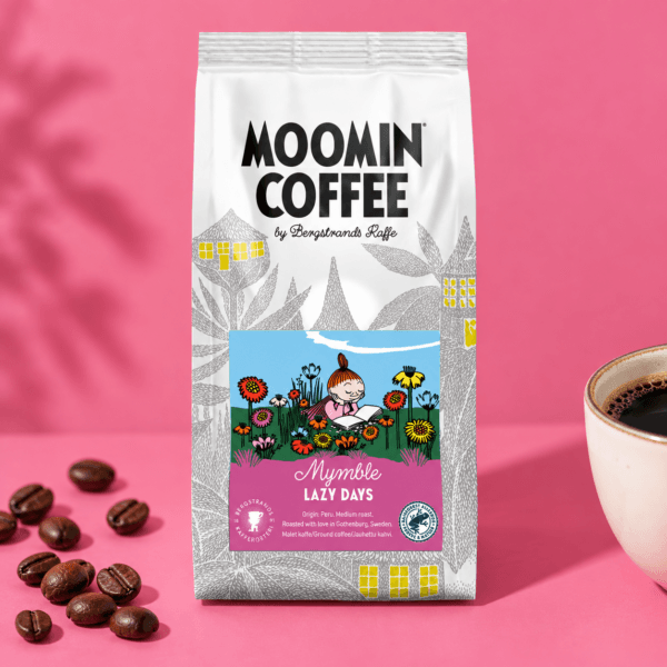 Muminkaffe Mymlan Lazy Days mellanrostat kaffe från Peru 250 g